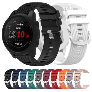 Garmin Forerunner 255 265 스마트 시계 손목 밴드 팔찌 교체 액세서리 용 부드러운 실리콘 보호 케이스 +