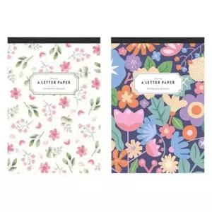 [문구] 큰 꽃길 패드편지지 2개