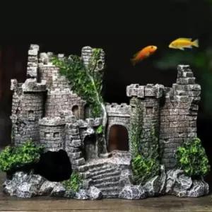 [반려] 구피 수족관 레이아웃 꾸미기 어항 장식 성벽 모형 수조 장식품