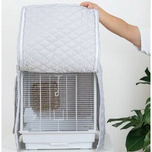 앵무새 보온 덮개 새장 난방 히터 보온커버 수직 그늘 커버 둥지 애완용 온도조절 용품