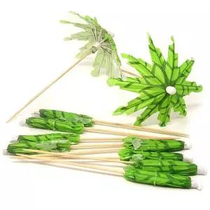 데코 음료 우산 칵테일데코 종이 하와이 칵테일