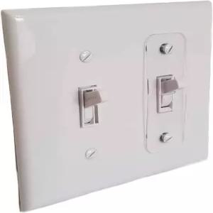 5개 토글 스위치 플레이트 커버 잠금장치 보호 섬프 펌프 온수 욕조 실내/외