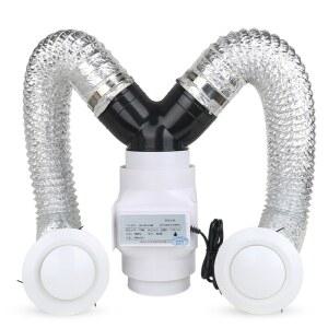 덕트 욕실 천장 배기 파이프 선풍기 호텔 이중 배기 기계 변기 선풍기 환기 장치