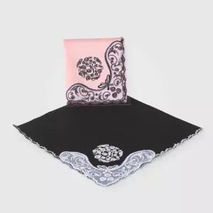 라운드 자수 손수건 RRT27020115K XAR066 YEW342