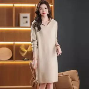 원피스 니트 치마 봄 여사친 하프 슬림핏 후드 고급세련핏 인기1