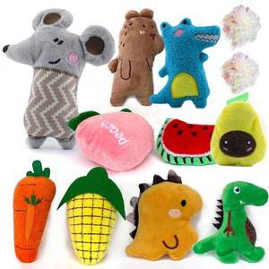 AZOFFYU 고양이 장난감, 실내 고양이를 위한 인터랙티브 부드럽고 내구성이 뛰어난 크링클 사운드 캣닙 충전 마우스 이빨 씹기 장난감 (12팩) (002, 대형)