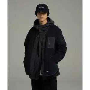 브랜드정품 디키즈 DICKIES 폴라텍 플리스 자켓 재킷 가디건 Black 346328