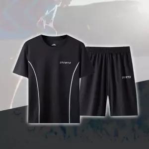 트레이닝 여름 세트 헬스 짐 쿨링 웨어 운동복 셋업 헬스 남성 짐웨어 운동 추리닝 스포츠웨어 반바지