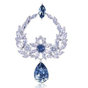 여성 발렌타인데이 선물용 레인보우 박스 브로치 & 핀이 포함된