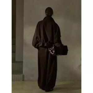 여친 가을 추천 모피 코트 공선 차이나스트링결 숏자켓코튼울 SPO마켓3