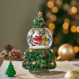 LOVE FOR You 선물 포장 크리스마스 트리 스노우 글로브 뮤직 박스 산타클로스 순록 페스티벌 실내 홈