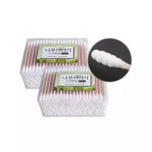 나무이야기 사각 면봉 200EA X 5P 7604 -O