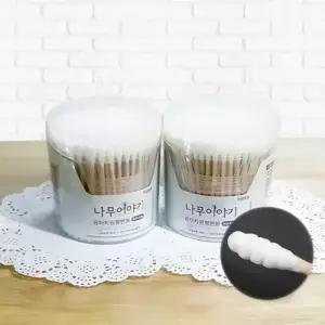 나무이야기 원터치원형면봉 200ea