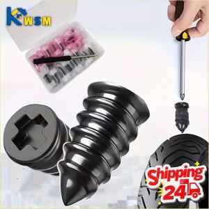 20-100개 자동차 타이어 수리 못 퀵 픽스 머쉬룸 플러그 키트 오토바이 및 전기차 진공 타이어용 자동차 수