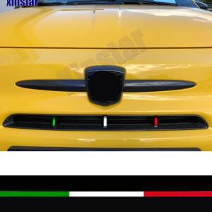 이탈리아 이탈리아 자동차 플래그 스티커 데칼 줄무늬 Fiat 595 Abarth 자동차 액세서리