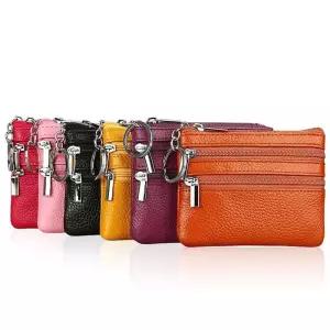 가죽 머니 동전 지갑 열쇠 고리와 새로운 방수 포켓 지퍼 신용 카드 Holoder 남성