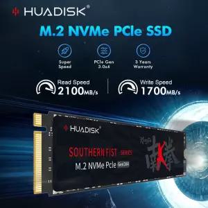 HUADISK SSD M2 Pcie Gen3 하드 드라이브 디스크 노트북 데스크탑용 내장 128GB 256GB 512GB 1TB