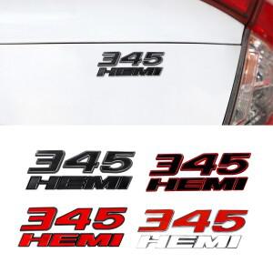 3D 금속 자동차 스티커 345 392 HEMI 엠블럼 (닷지 차저, 램 1500, 저니, 캘리버, 니트로, 카라반, 어벤져,