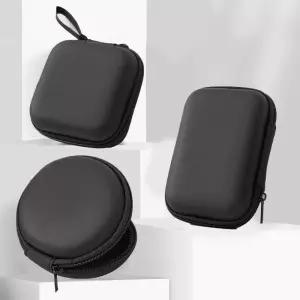 휴대용 미니 3C 하드 쉘 디지털 가제트 보관 가방 인조 가죽 이어폰 충전기 케이스 데이터 케이블 U 디스크