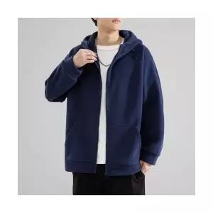 남성 데일리 가디건 집업 가을겨울 빅사이즈 솔리드 카디건 후드 폴라폴리스 다올4