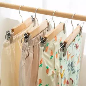 정리 유아 원목 아동 옷걸이 5개 치마걸이 프리미엄 우드 바지 집게 BS 추천템 자국없는 어린이 걸이 키즈