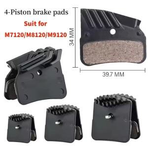 MTB 자전거 수지 브레이크 패드 4 피스톤 N03A H03C Shimano SLX XT BR-M7120 M8120 MT420 M640
