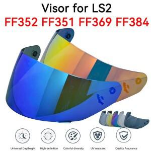 바이크 오토바이 헬멧 렌즈 풀 페이스 바이저 UV 방지 LS2 FF352 FF369 FF384 고글