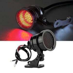 바이크 오토바이 리어 테일 브레이크 정지등, 번호판 브래킷 포함, 할리 다지기 , 혼다 야마하 가와사키 스