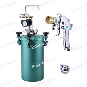 수중수 압력 버킷 5 리터, 모조 대리석 다채로운 페인트 스프레이건, 대구경 3