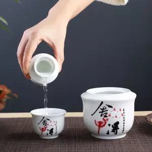 정종 도쿠리 보온 중탕기 와인 세트 술병 술잔