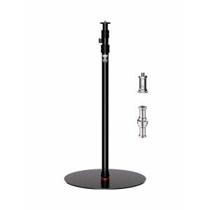 IFootage A400 원형 베이스 모노포드, 79인치 포토그래피 라이트 스탠드, 비디오 녹화, 라이브 스트리밍, 인터뷰, 페이로드 22파운드 알루미늄 스튜디오 삼각대 스탠드