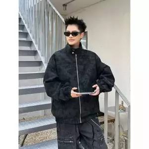 남사친 점퍼 봄나염 PU무스탕 상의 자켓 항공 차이나카라 무스탕 코트 DUCHI1