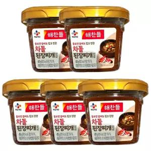 Best 가공조미료 - 해찬들 그대로 끓여먹는 차돌 된장찌개 양념450g x5개