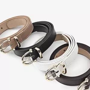 4개 여성가죽벨트 원피스벨트 슬림벨트 코트벨트 여성패션벨트