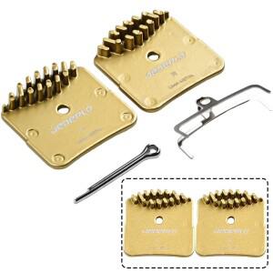 자전거 금속 디스크 브레이크 패드, Shimano BR-R9170 R8070 RS505 SLX/XT M820 M640 H03A 액세서리,