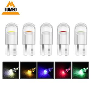 1000pcs T10 W5W COB LED 자동차 웨지 주차 조명 측면 전구 악기 램프 번호판 빛