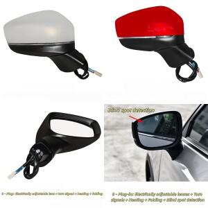 마쯔다 CX-5 2017 2019~2023 차량용 사이드미러 어셈블리 (전동 각도조절, 접이식, 열선, 사각지대 감지 기