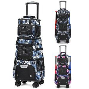 롤링 야구 경량 배트백 바퀴 있는 달린 - T볼 가방 신발장이 장비용 JDITVYHANO 소프트볼