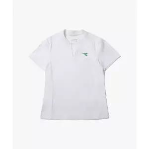 매장정품 diadora 디아도라 Diadora 크로스코트 퍼포밍 카라 반팔 티셔츠 우먼 IVORY D4222TTS97IVD 124338
