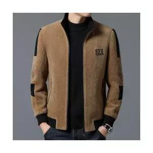 남자하프코트 하프 코트 울 모직 재킷 캐주얼 패션 캐시미어 상의 ible1