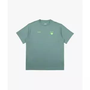 매장정품 diadora 디아도라 Diadora 하트 심볼 반팔 티셔츠 TURQUOISE D4221LRS89TQL 1243434