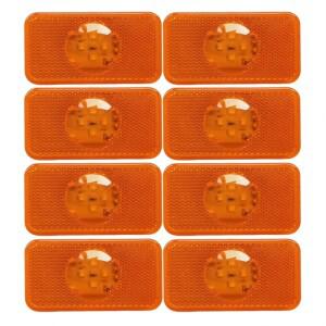 볼보 FH FM FL 트럭용 8개 24V LED 사이드 마커 신호등 라이트, 앰버 OEM 20789440 부품