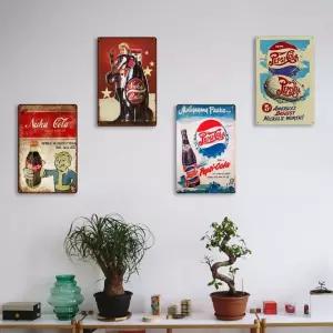 누카 콜라 빈티지 철제 액자 인테리어 소품