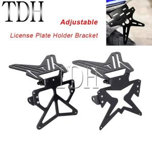 번호판 프레임 거치대 브래킷, 방향 지시등 장착, 범용 테일, 깔끔한 펜더 제거 바이크 오토바이 액세서리