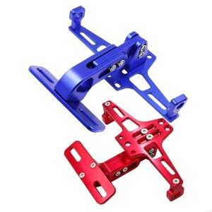 스쿠터 번호판 마운트 홀더 플레이트 브래킷 프레임 바이크 오토바이 후방 금속