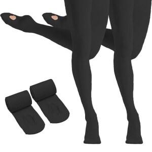 여자아이들을 위한 HETH 발레 타이즈 - 울트라 소프트 댄스 컨버터블