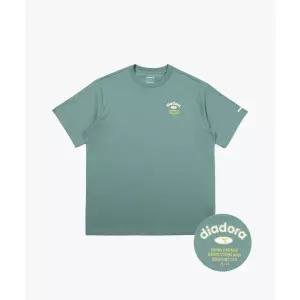매장정품 diadora 디아도라 Diadora 아치 심볼 반팔 티셔츠 TURQUOISE D4221LRS90TQL 1243436