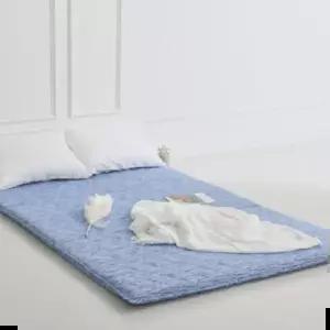 극세사이불 더크린 바닥요매트 블루 더블2인용(요커버/요솜