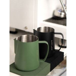 밀크 스테인리스 스틸 스팀 주전자 우유 거품 커피 에스프레소 포트 피쳐 도구 핸드드립