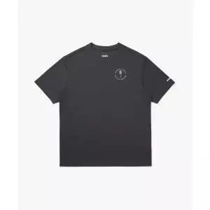 매장정품 diadora 디아도라 Diadora 라켓 그래픽 메쉬 반팔 티셔츠 CHARCOAL GREY D5221LRS66CGD 1242796